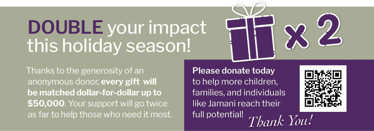 Make a donation and DOUBLE the impact